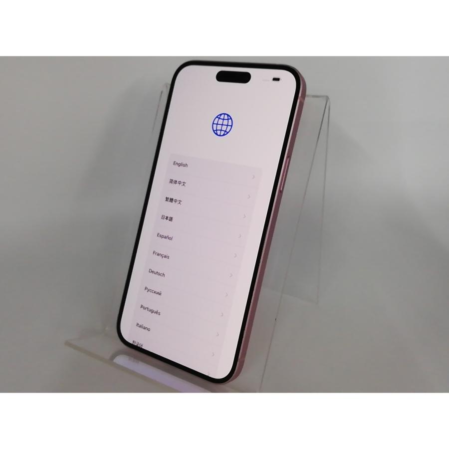 中古】Apple au 【SIMフリー】 iPhone 15 Plus 256GB ピンク MU0H3J/A