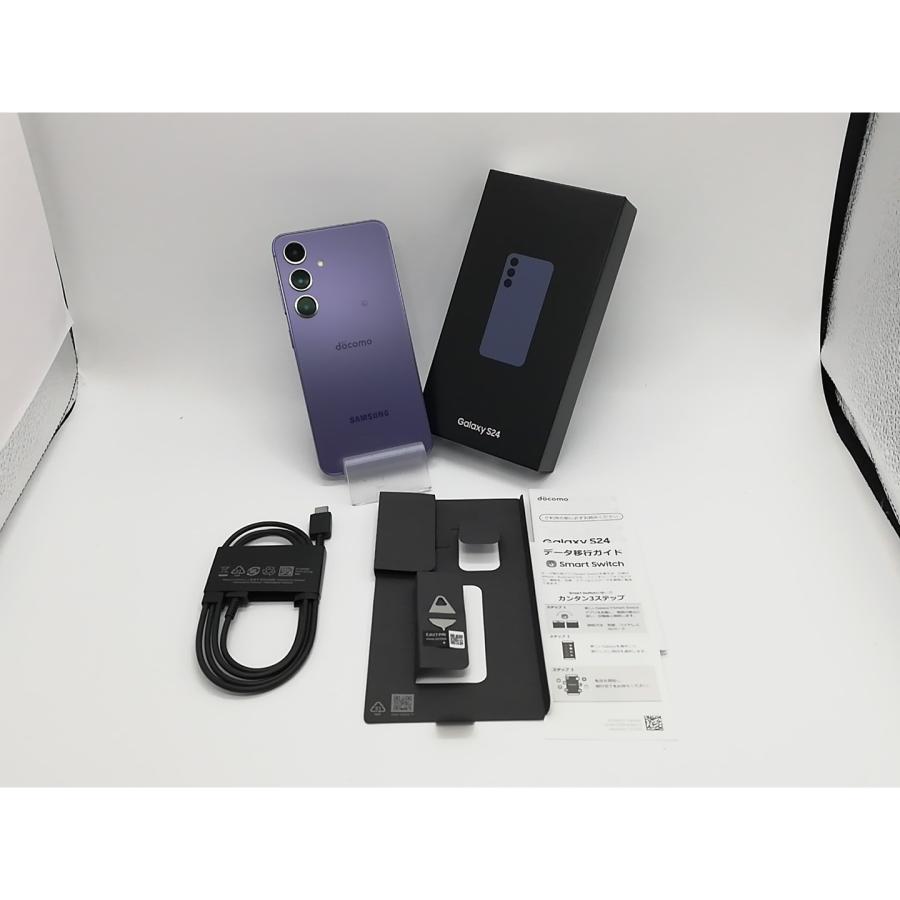 中古】SAMSUNG docomo 【SIMフリー】 Galaxy S24 コバルトバイオレット