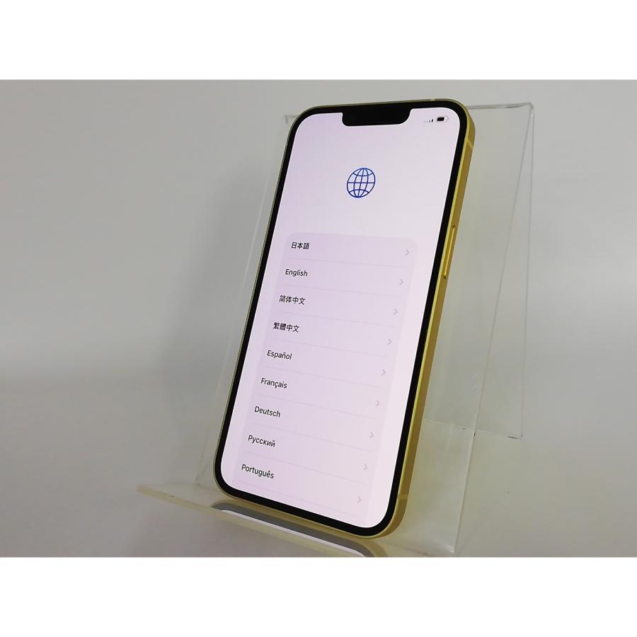 中古】Apple 国内版 【SIMフリー】 iPhone 14 128GB イエロー MR3Q3J/A