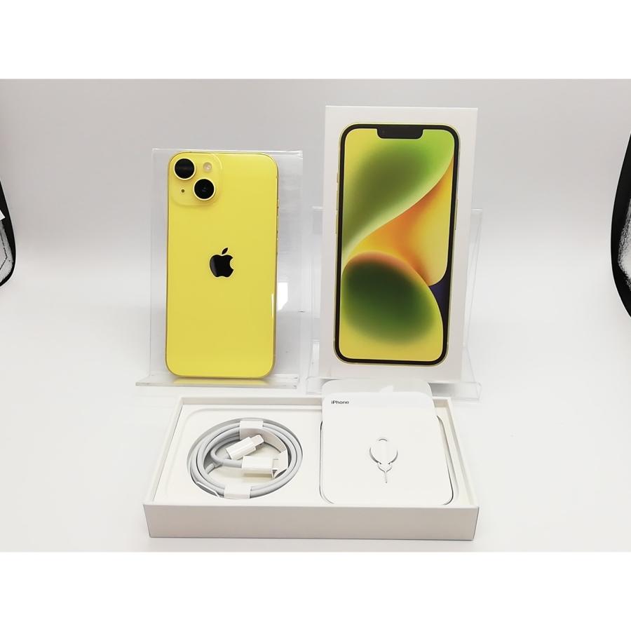 中古】Apple 国内版 【SIMフリー】 iPhone 14 128GB イエロー MR3Q3J/A