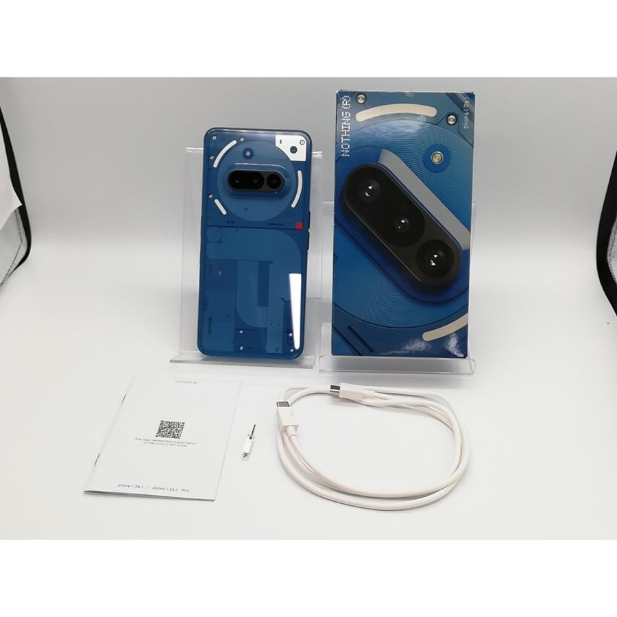 中古】NOTHING 楽天モバイル 【SIMフリー】 Nothing Phone (3a) ブルー