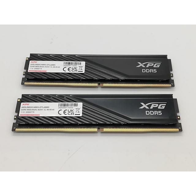 中古】DDR5 8GB 2枚組（合計16GB） DDR5-5600(PC5-44800