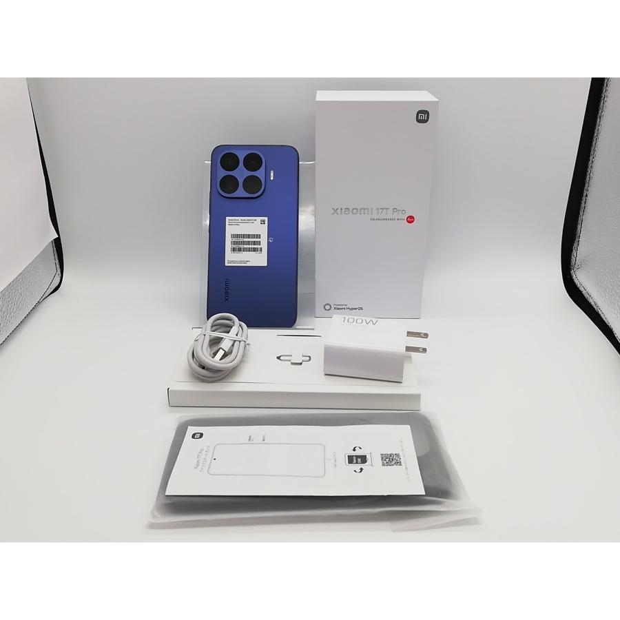 中古】Xiaomi 国内版 【SIMフリー】 Xiaomi 17T Pro ディープブルー