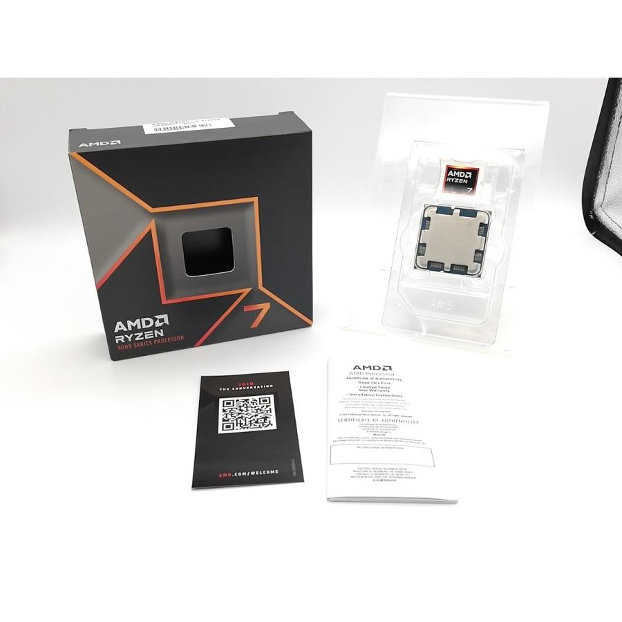 中古】AMD Ryzen 7 9700X (3.8GHz/TC:5.5GHz) BOX AM5/8C/16T/L3 32MB