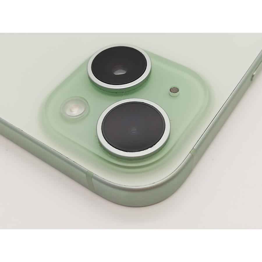 中古】Apple 国内版 【SIMフリー】 iPhone 15 256GB グリーン MTMT3J/A