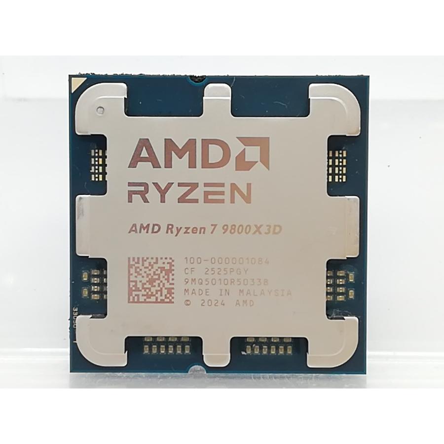 中古】AMD Ryzen 7 9800X3D (4.7GHz/TC:5.2GHz) BOX AM5/8C/16T/L3