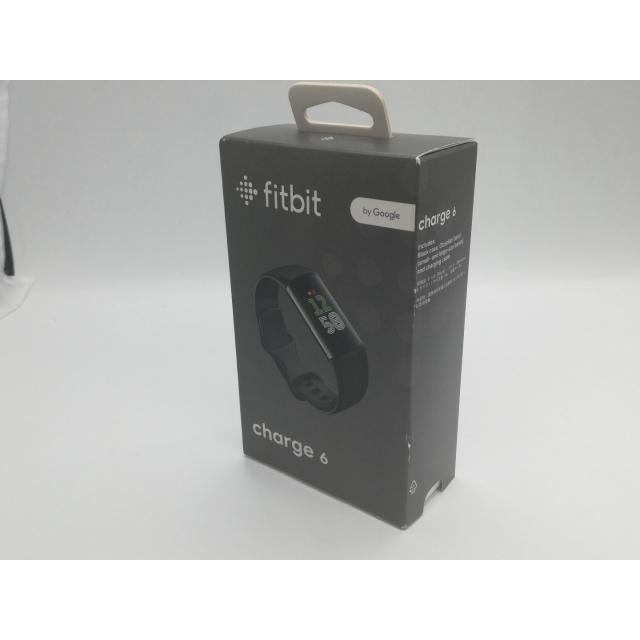 未使用】Fitbit Fitbit Charge 6 Obsidianバンド/Blackアルミニウム  