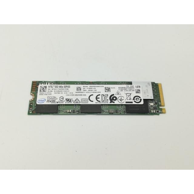 中古】Intel SSD 660p SSDPEKNW010T8X1 1TB/M.2 2280(PCIe3.0 NVMe