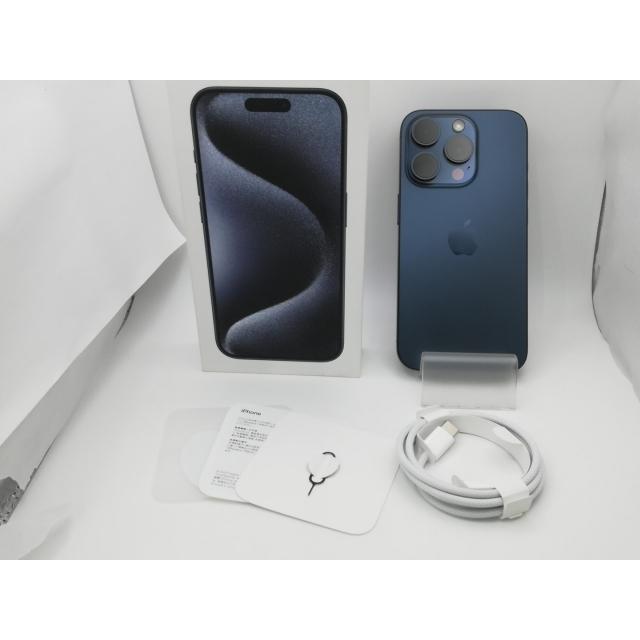 中古】Apple 国内版 【SIMフリー】 iPhone 15 Pro 256GB ブルー