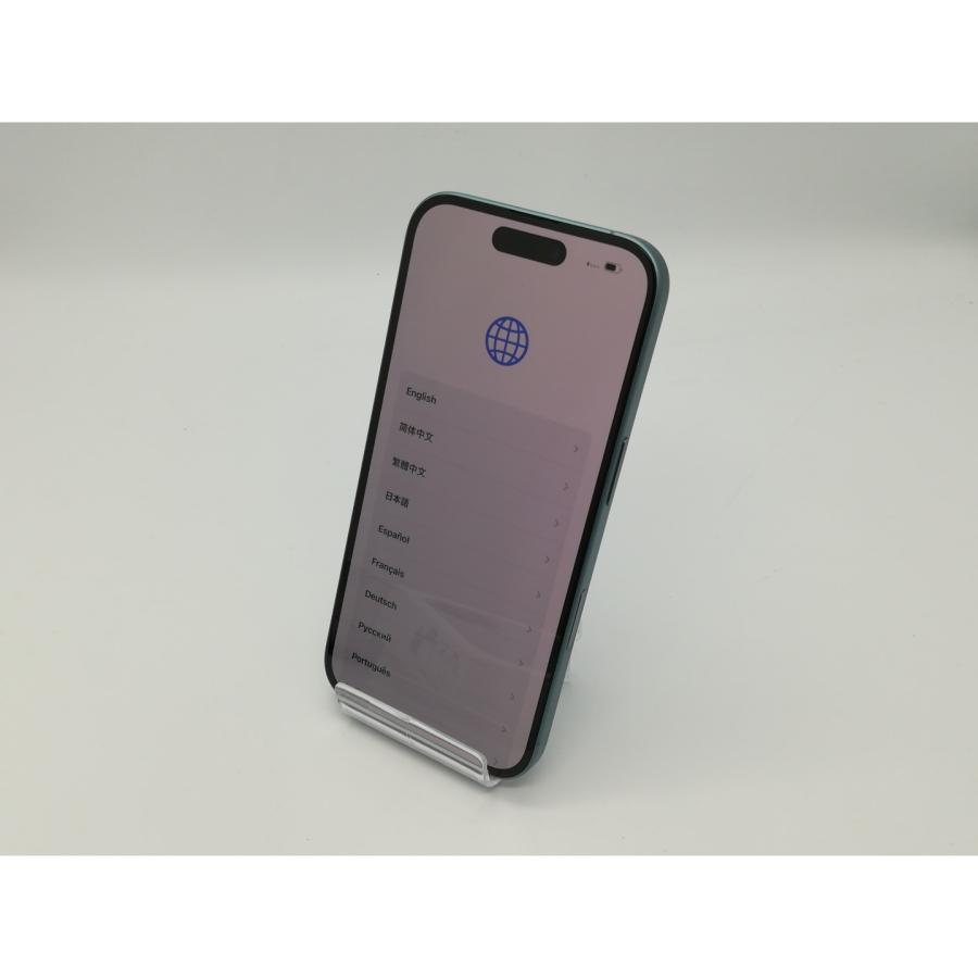 中古】Apple docomo 【SIMフリー】 iPhone 16 256GB ティール MYE13J/A 