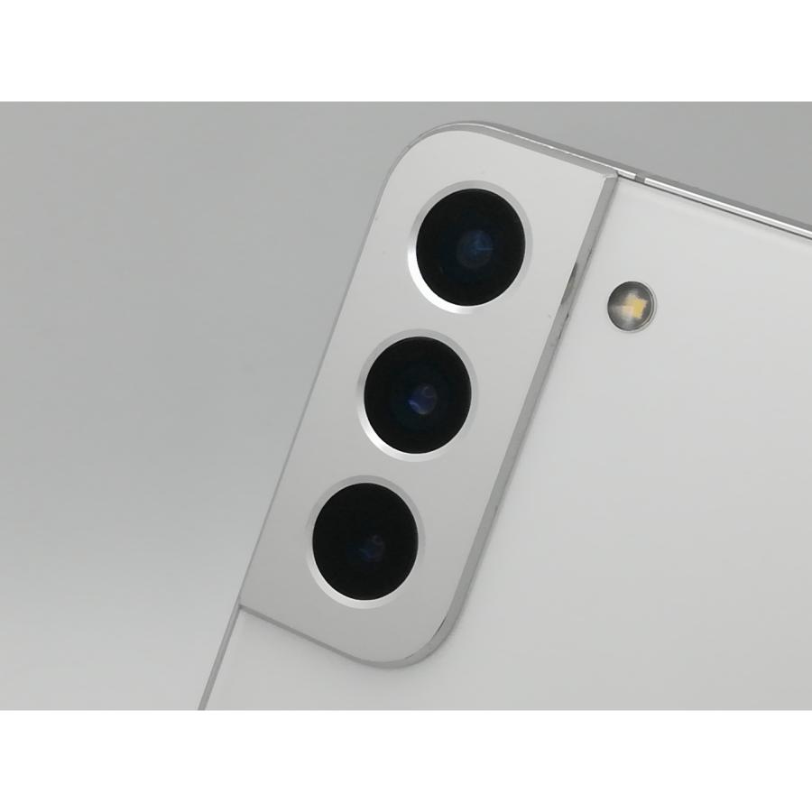 中古】SAMSUNG au 【SIMフリー】 Galaxy S22 ファントムホワイト 8GB