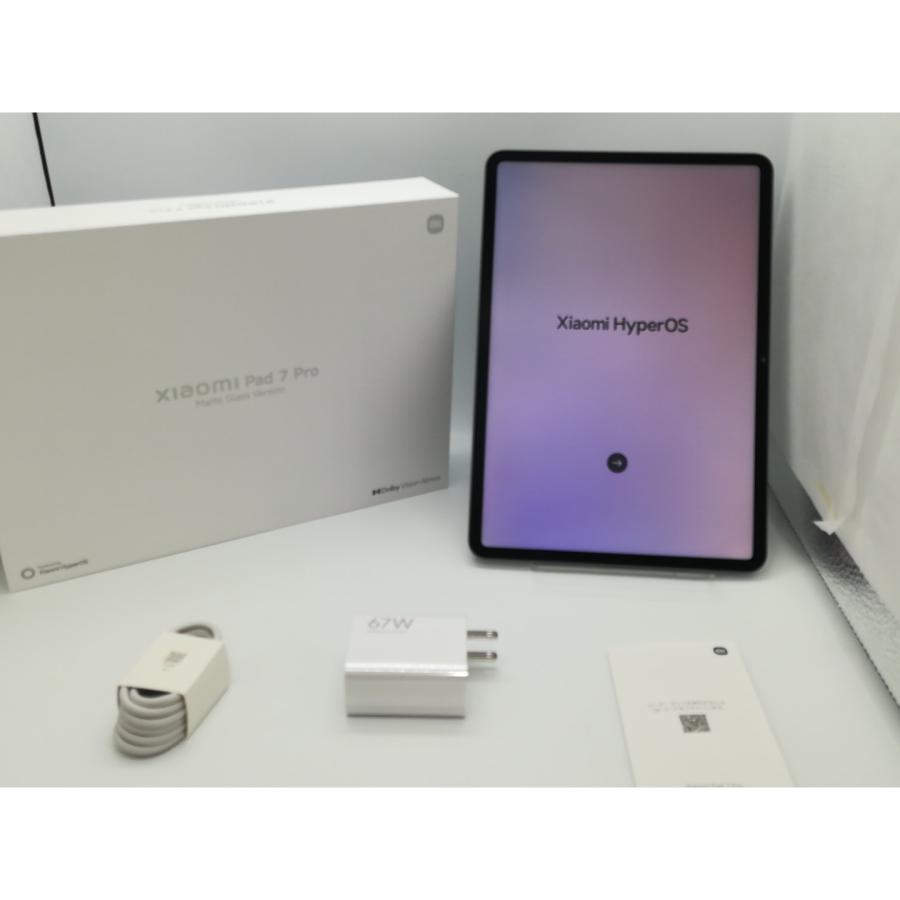 中古】Xiaomi 国内版 【Wi-Fi】 Xiaomi Pad 7 Pro(Matte Glass Version
