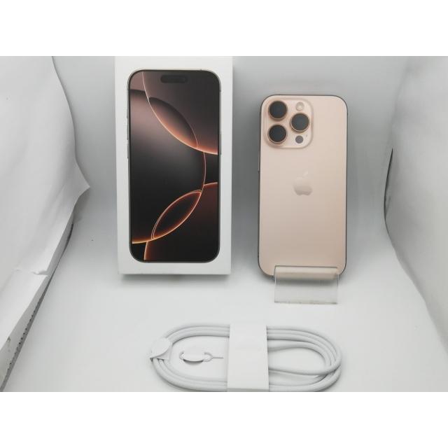 【中古】Apple 国内版 【SIMフリー】 iPhone 16 Pro 256GB デザートチタニウム MYN23J/A【新橋烏森通り】保証期間１ヶ月【ランクA】の画像