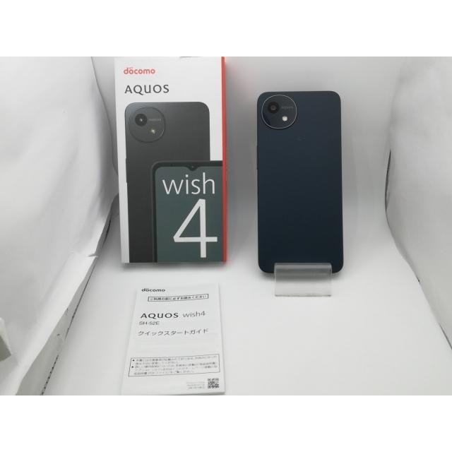未使用】SHARP docomo 【SIMフリー】 AQUOS Wish4 ブラック 4GB 64GB