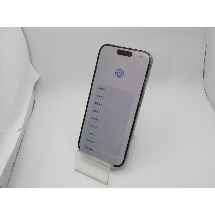 【中古】Apple 国内版 【SIMフリー】 iPhone 15 Pro 128GB ナチュラルチタニウム MTU93J/A【新橋烏森通り】保証期間１ヶ月【ランクA】の画像