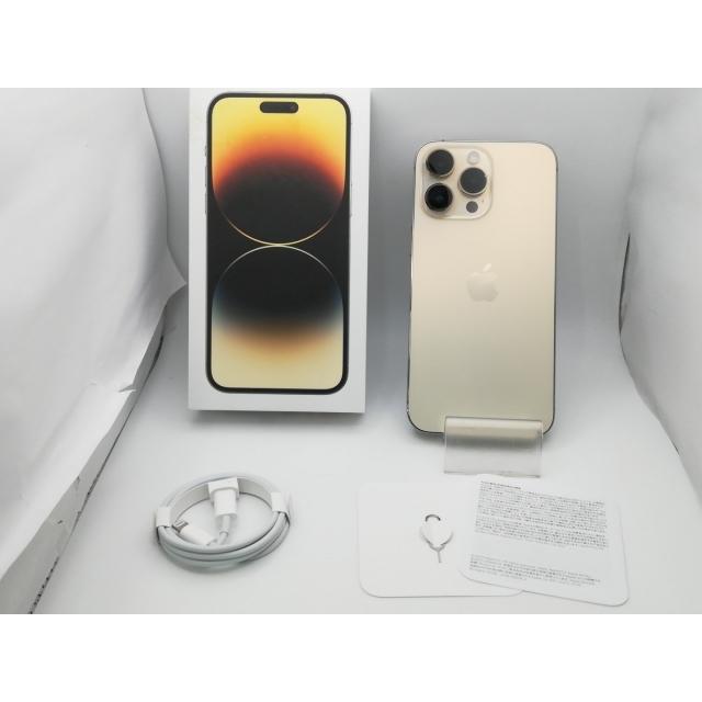 【中古】Apple 国内版 【SIMフリー】 iPhone 14 Pro Max 1TB ゴールド MQ9M3J/A【新橋烏森通り】保証期間１ヶ月【ランクB】の画像