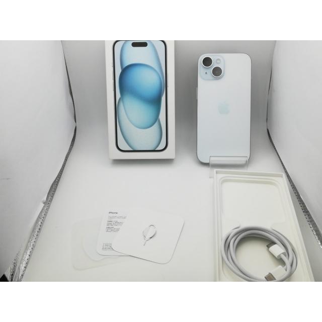 中古】Apple 国内版 【SIMフリー】 iPhone 15 512GB ブルー MTMX3J/A