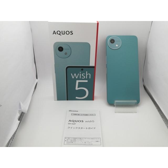 未使用】SHARP docomo 【SIMフリー】 AQUOS wish5 ワカバ 4GB 64GB SH