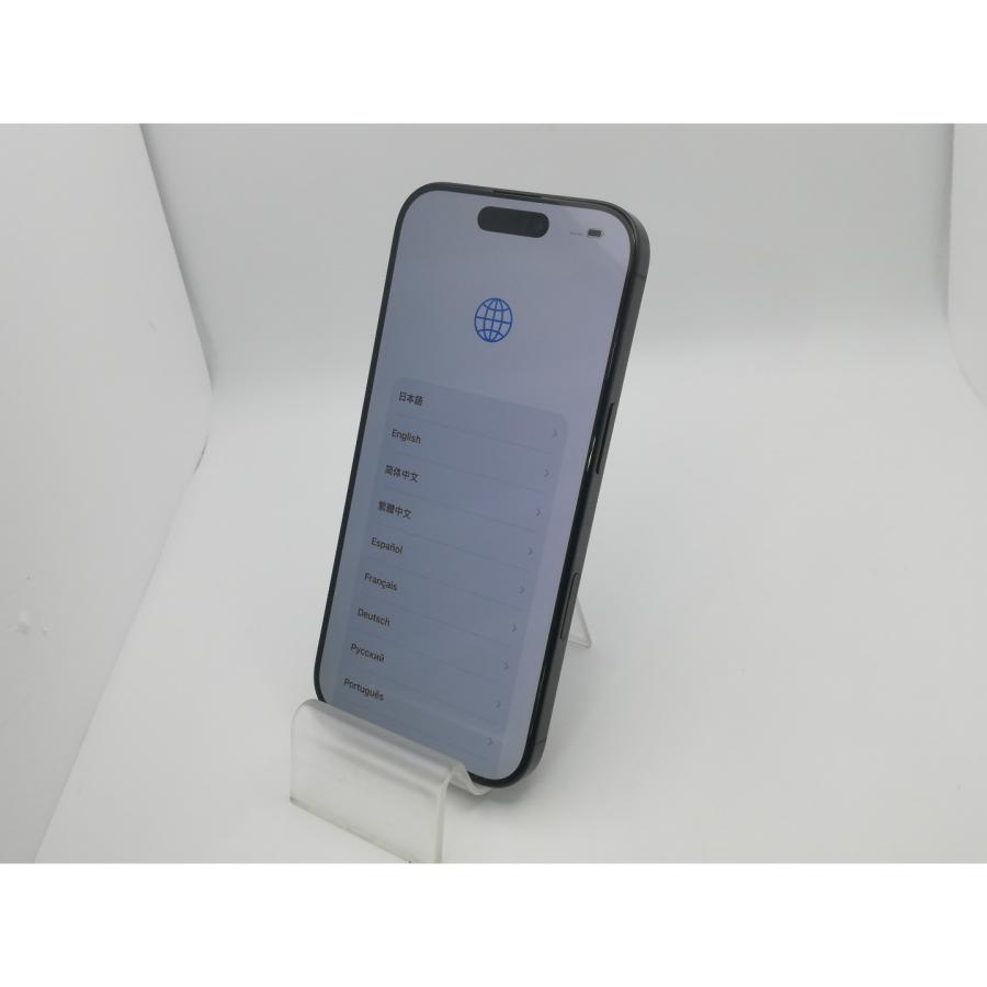 【中古】Apple 国内版 【SIMフリー】 iPhone 16 Pro 256GB ブラックチタニウム MYN03J/A【新橋烏森通り】保証期間１ヶ月【ランクA】の画像