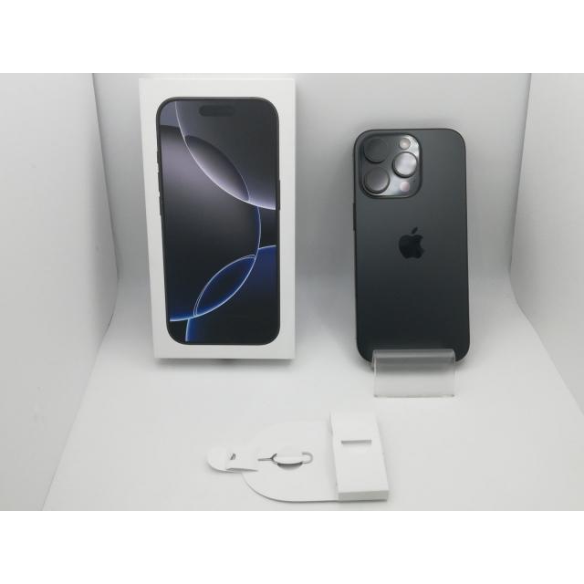 【中古】Apple 国内版 【SIMフリー】 iPhone 16 Pro 256GB ブラックチタニウム MYN03J/A【新橋烏森通り】保証期間１ヶ月【ランクA】の画像