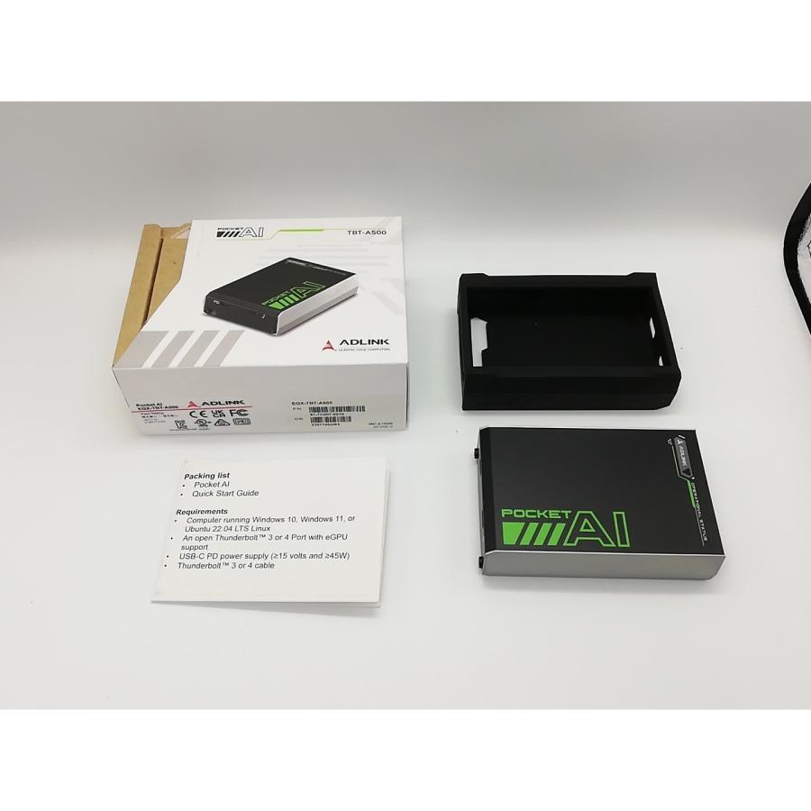 【中古】ADLINK Pocket AI EGX-TBT-A500  【eGPUBox/Thunderbolt4/RTX A500/4GB】【秋葉2号】保証期間１週間の画像