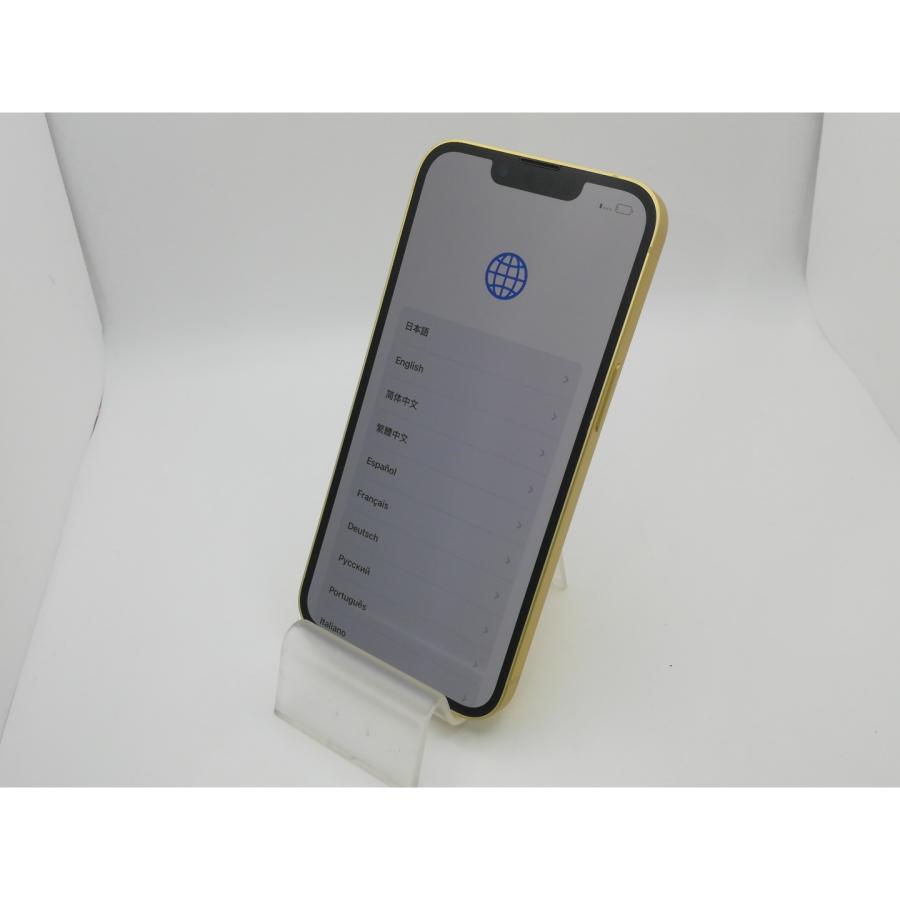 【中古】Apple au 【SIMフリー】 iPhone 14 128GB イエロー MR3Q3J/A【神保町】保証期間１ヶ月【ランクA】の画像