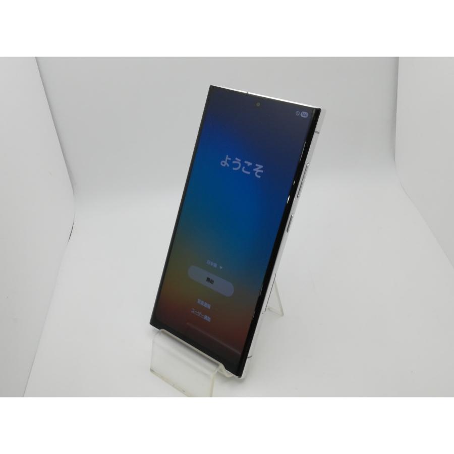 中古】SAMSUNG au 【SIMフリー】 Galaxy S23 Ultra クリーム 12GB
