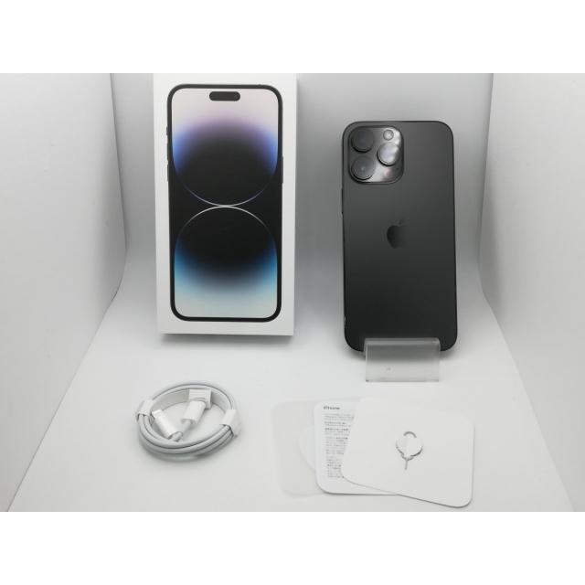 【中古】Apple 国内版 【SIMフリー】 iPhone 14 Pro Max 512GB スペースブラック MQ9F3J/A【新橋】保証期間１ヶ月【ランクA】の画像