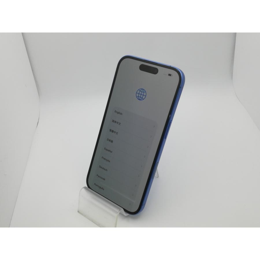 【中古】Apple ymobile 【SIMフリー】 iPhone 16 128GB ウルトラマリン MYDU3J/A【新橋烏森通り】保証期間１ヶ月【ランクA】の画像