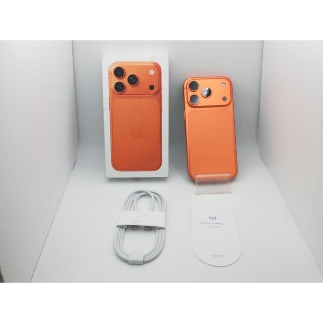 【中古】Apple SoftBank 【SIMフリー】 iPhone 17 Pro 256GB コズミックオレンジ MG864J/A【新橋烏森通り】保証期間１ヶ月【ランクA】の画像