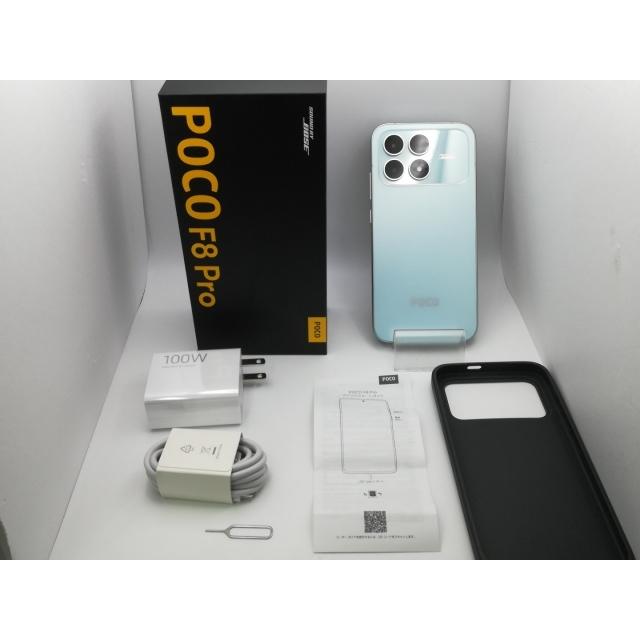 【中古】Xiaomi 国内版 【SIMフリー】 POCO F8 Pro ブルー 12GB 512GB【新橋烏森通り】保証期間１ヶ月【ランクA】の画像