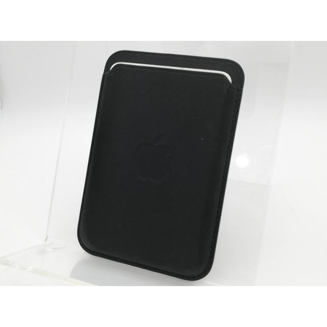 中古】Apple MagSafe対応iPhoneファインウーブンウォレット ブラック
