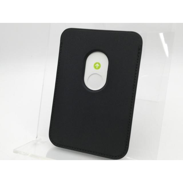 中古】Apple MagSafe対応iPhoneファインウーブンウォレット ブラック