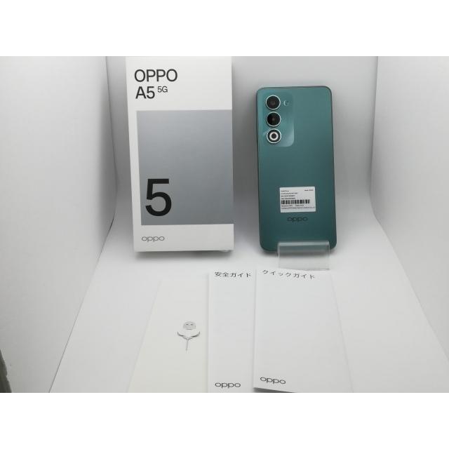 中古】Oppo UQmobile 【SIMフリー】 OPPO A5 5G 4GB 128GB グリーン