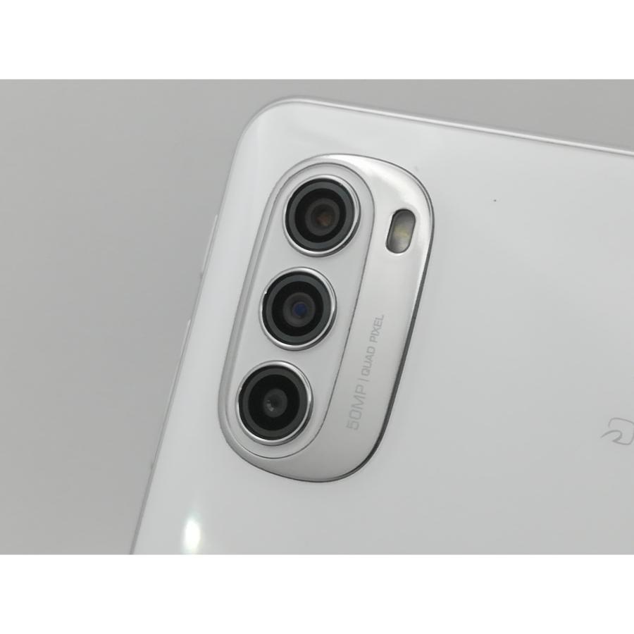 中古】MOTOROLA 国内版 【SIMフリー】 moto g52j 5G パールホワイト
