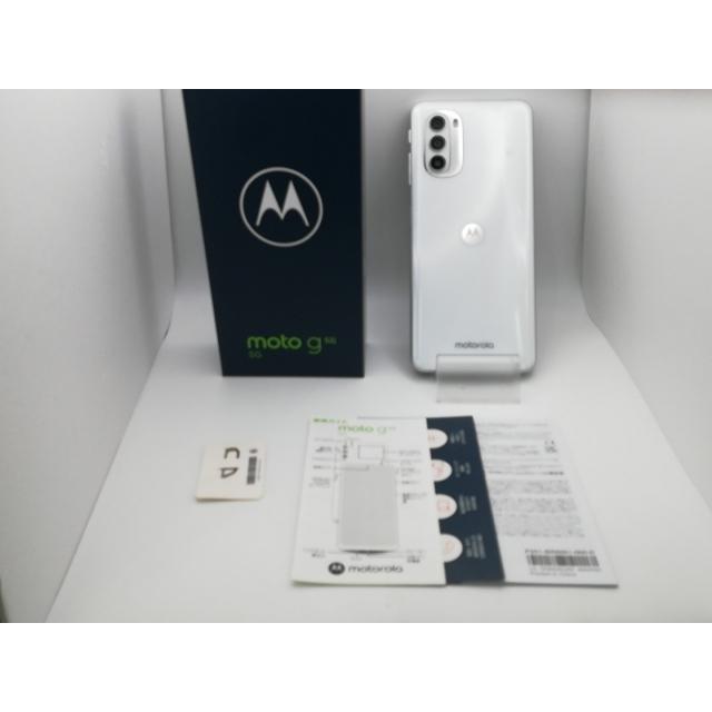 moto g52j 5G パールホワイト 6GB RAM 128GBストレージ 中古】MOTOROLA 国内版 【SIMフリー】 moto g52j 5G パールホワイト