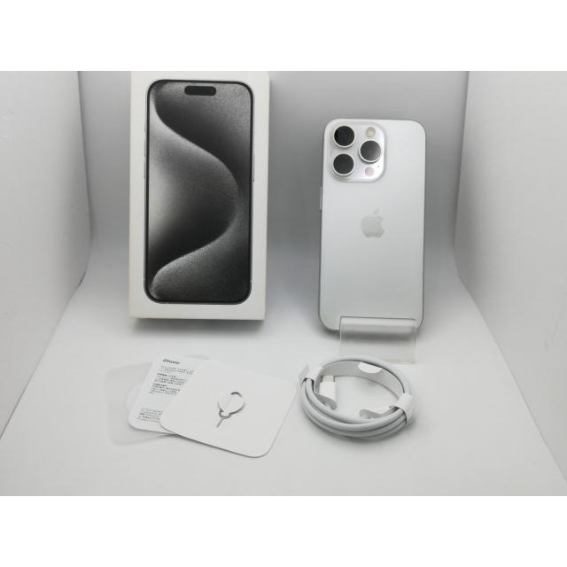 中古】Apple 国内版 【SIMフリー】 iPhone 15 Pro 256GB ホワイト
