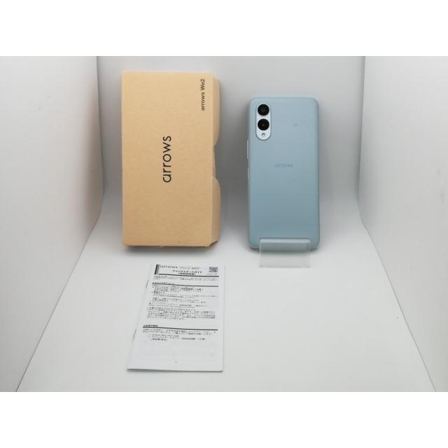 中古】FCNT 楽天モバイル 【SIMフリー】 arrows We2 ライトブルー 4GB