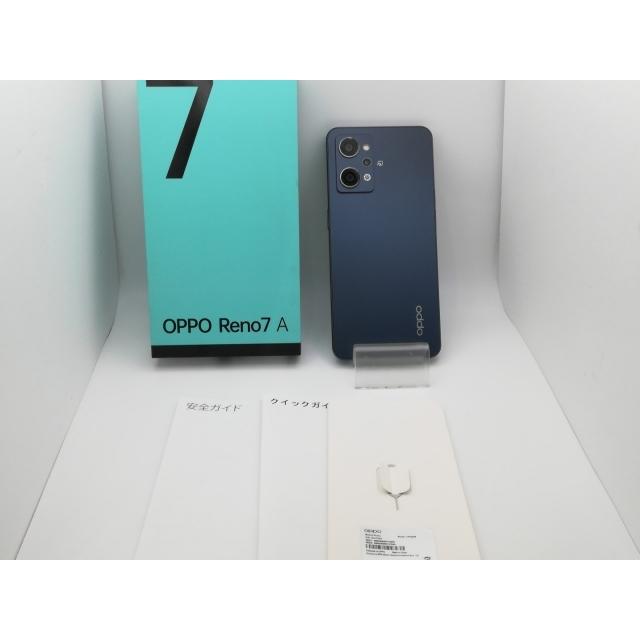 中古】Oppo 楽天モバイル 【SIMフリー】 OPPO Reno7 A スターリー