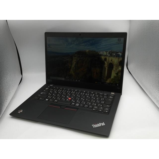 中古】Lenovo ThinkPad X395 20NMS1VR00 ブラック【R5-3500U 8G 256G
