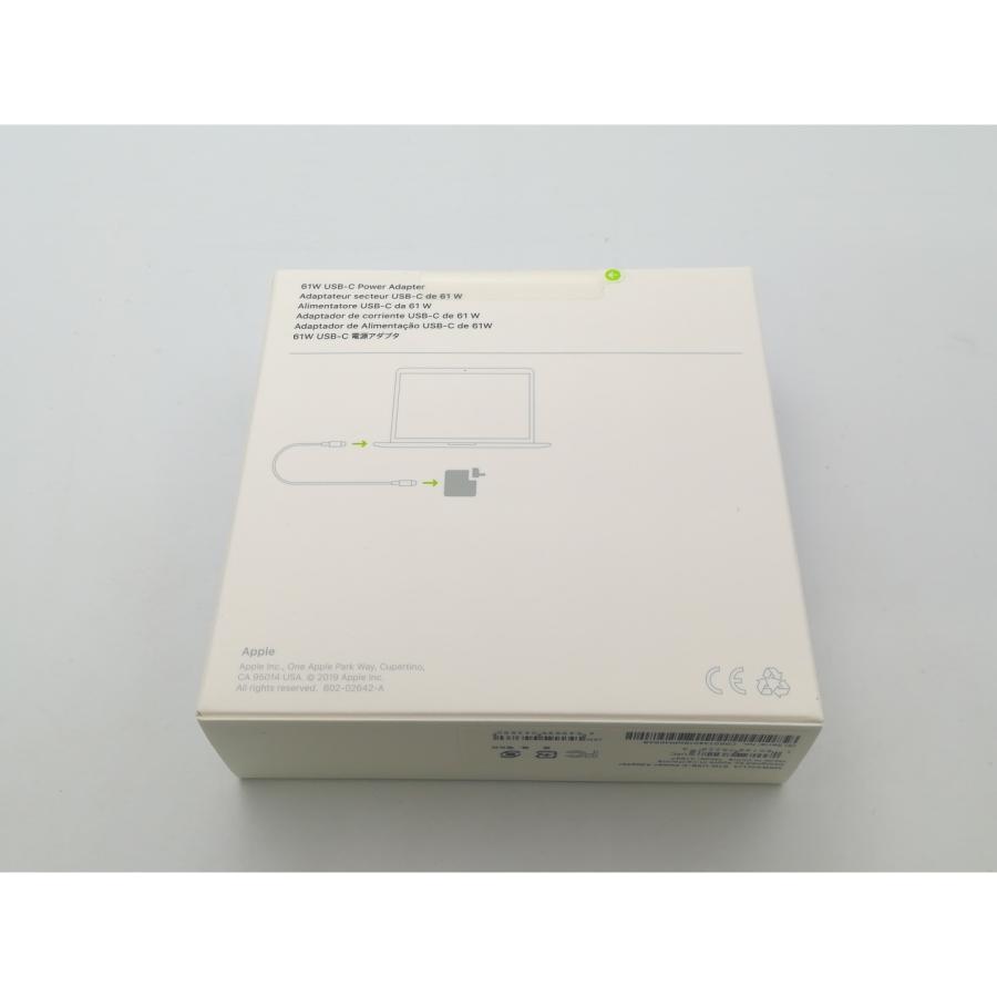 未使用】Apple USB-C 電源アダプタ 61W（A1947） MRW22LL/A【大阪堂島