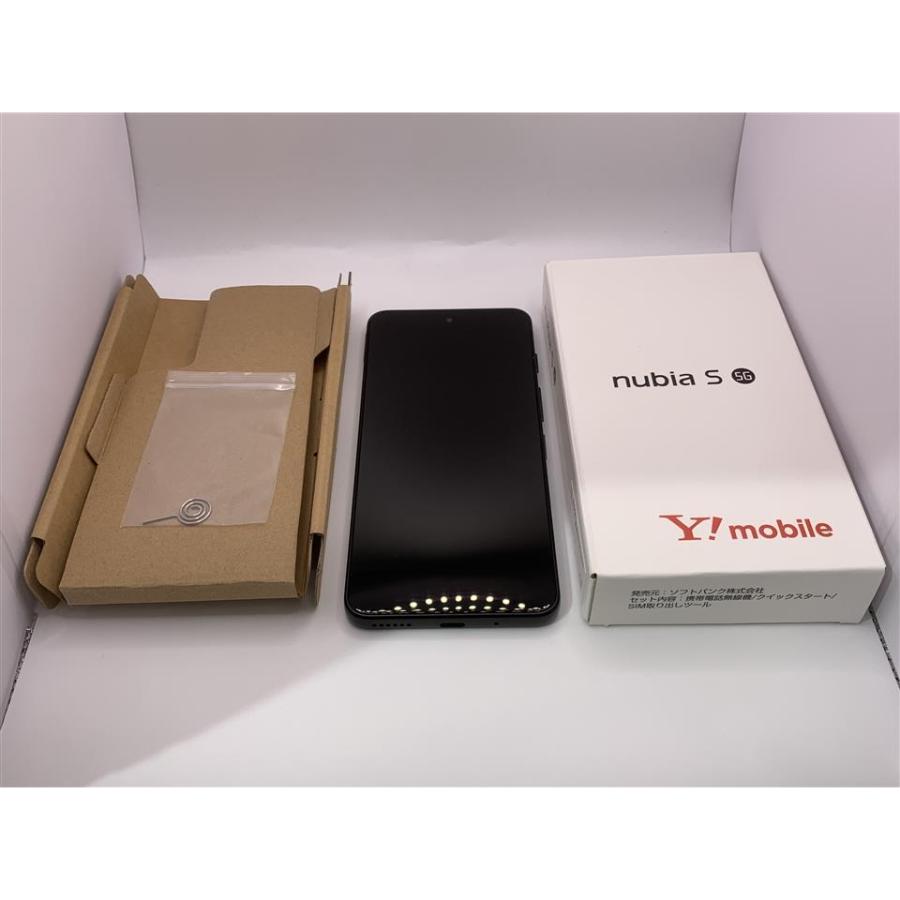 中古】ZTE ymobile 【SIMフリー】 nubia S 5G 4GB 128GB ブラック