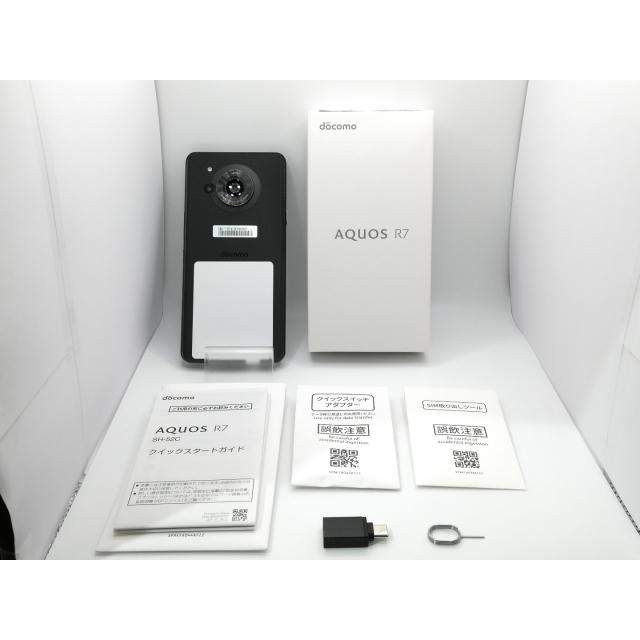 未使用】SHARP docomo 【SIMフリー】 AQUOS R7 ブラック 12GB 256GB SH