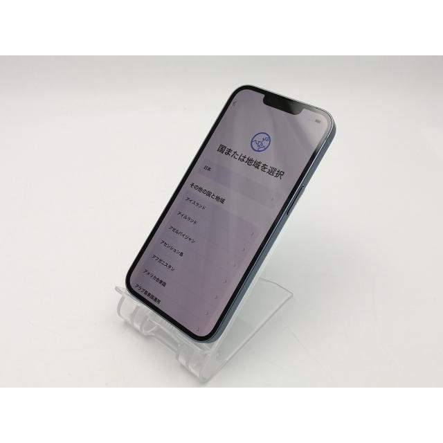 【中古】Apple au 【SIMフリー】 iPhone 14 512GB ブルー MPXM3J/A【ECセンター】保証期間１ヶ月【ランクB】の画像