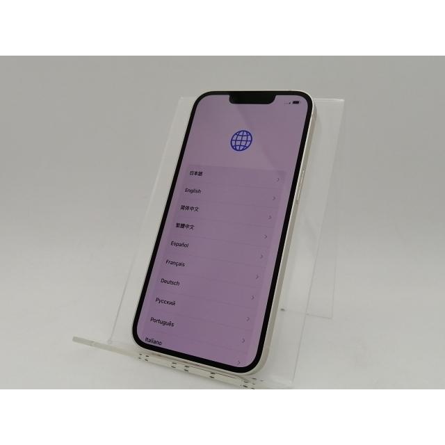 【中古】Apple au 【SIMフリー】 iPhone 14 512GB スターライト MPX23J/A【大阪堂島】保証期間１ヶ月【ランクB】の画像