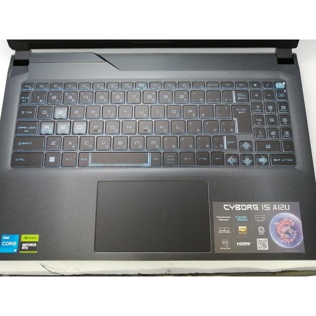 中古】MSI Cyborg 15 A12V Cyborg-15-A12UC-3050JP ブラック 