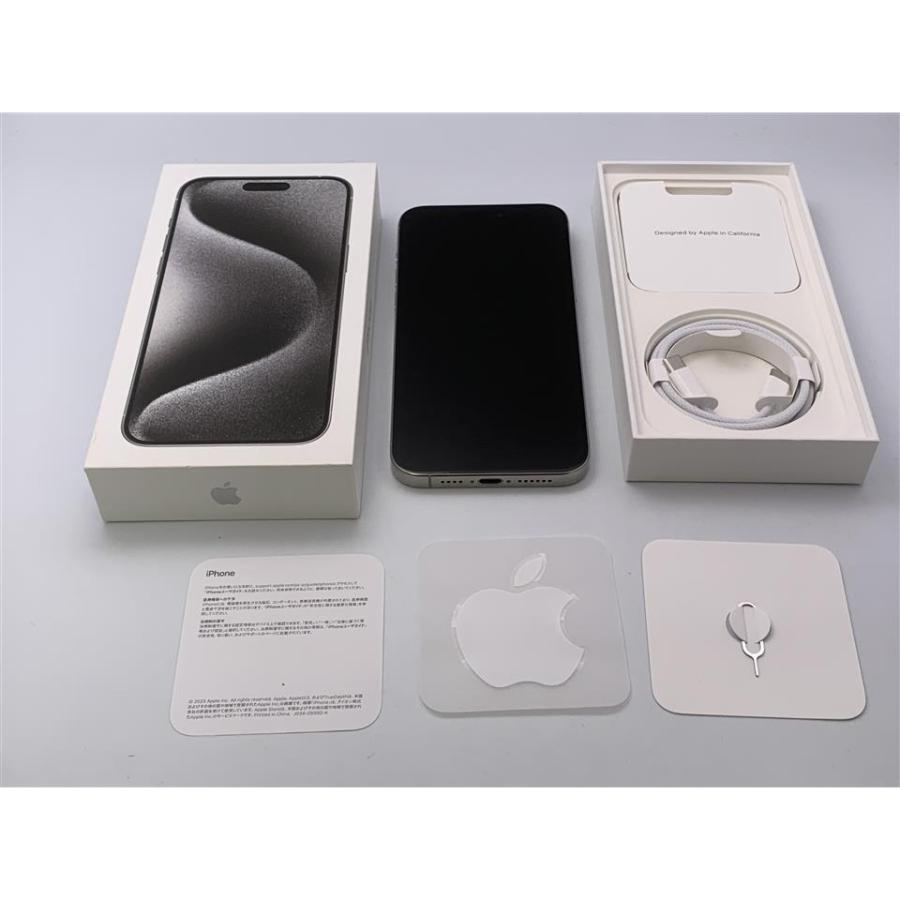 中古】Apple 国内版 【SIMフリー】 iPhone 15 Pro Max 256GB ホワイト