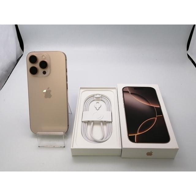 中古】Apple 国内版 【SIMフリー】 iPhone 16 Pro 256GB デザート
