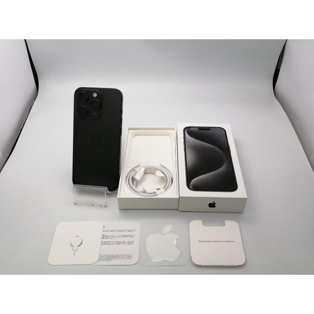 中古】Apple SoftBank 【SIMフリー】 iPhone 15 Pro 128GB ブラック