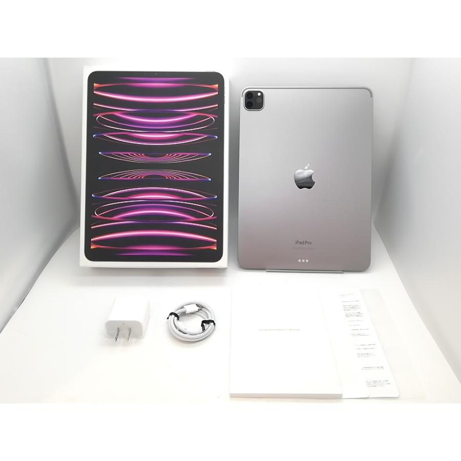 【中古】Apple 【Wi-Fi】 11インチ iPad Pro（第4世代/2022） 256GB スペースグレイ MNXF3J/A【高崎モントレー】保証期間１ヶ月【ランクB】の画像